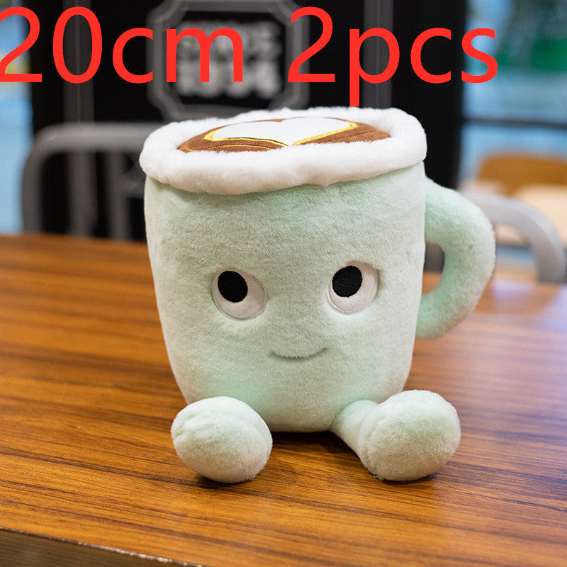 Coffee cup pillow